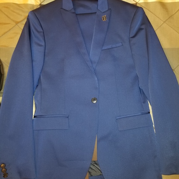 Zara Suits & Blazers Zara Slim Fit Suit Navy Blue Amazing Fit Poshmark